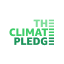 The climate pledge logo as an author picture.