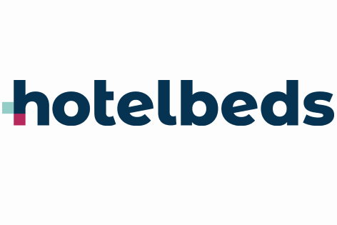 Hotelbeds logo.