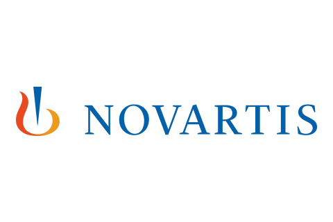 Novartis logo.